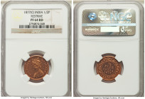British India. Victoria Proof Restrike 1/2 Pice 1877-(c) PR64 Red NGC, Calcutta mint, KM484. 

HID09801242017

© 2022 Heritage Auctions | All Rights R...