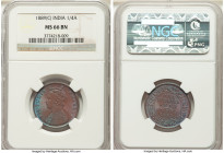 British India. Victoria 1/4 Anna 1889-(c) MS66 Brown NGC, Calcutta mint, KM486. 

HID09801242017

© 2022 Heritage Auctions | All Rights Reserved