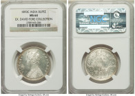 British India. Victoria Rupee 1893-c MS64 NGC, Calcutta mint, KM492. Ex. David Fore Collection 

HID09801242017

© 2022 Heritage Auctions | All Rights...