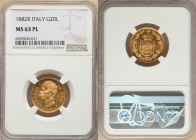Umberto I gold 20 Lire 1882-R MS63 Prooflike NGC, Rome mint, KM21, Fr-21. 

HID09801242017

© 2022 Heritage Auctions | All Rights Reserved