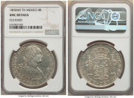 Charles IV 8 Reales 1805 Mo-TH UNC Details (Cleaned) NGC, Mexico City mint, KM109. 

HID09801242017

© 2022 Heritage Auctions | All Rights Reserved