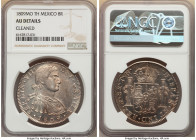 Ferdinand VII Pair of Certified 8 Reales NGC, 1) 8 Reales 1809 MO-TH - AU Details (Cleaned), KM110 2) 8 Reales 1809 Mo-HJ - AU Details (Cleaned), KM11...