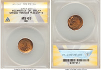 Republic Mint Error - Double Struck Through Fragments 20 Centavos 1974 MS63 Red and Brown ANACS, KM88. 

HID09801242017

© 2022 Heritage Auctions | Al...