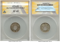 British Mandate Mint Error - Double Punched Center Hole 5 Mils 1927 XF40 ANACS, KM3. 

HID09801242017

© 2022 Heritage Auctions | All Rights Reserved