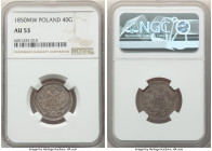 Nicholas I of Russia 40 Groszy (20 Kopeks) 1850-MW AU53 NGC, Warsaw mint, KM-C130, Bit-1263. 

HID09801242017

© 2022 Heritage Auctions | All Rights R...