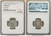 Nicholas I of Russia Zloty 1830-FH VF Details (Cleaned) NGC, Warsaw mint, KM-C114.1, Bit-999. 

HID09801242017

© 2022 Heritage Auctions | All Rights ...
