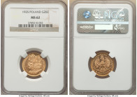 Republic gold 20 Zlotych 1925-(w) MS62 NGC, Warsaw mint, KM-Y33. One year type. 

HID09801242017

© 2022 Heritage Auctions | All Rights Reserved