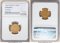 Luiz I gold 2000 Reis 1865 VF Details (Cleaned) NGC, KM511, Fr-151. 

HID09801242017

© 2022 Heritage Auctions | All Rights Reserved