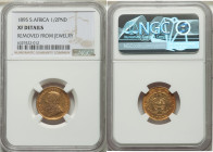 Republic gold 1/2 Pond 1895 XF Details (Removed From Jewelry) NGC, Pretoria mint, KM9.2, Fr-3. 

HID09801242017

© 2022 Heritage Auctions | All Rights...