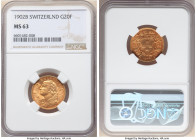 Confederation gold 20 Francs 1902-B MS63 NGC, Bern mint, KM35.1, Fr-499. 

HID09801242017

© 2022 Heritage Auctions | All Rights Reserved