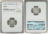 Republic 1/2 Bolivar 1893-A AU50 NGC, Paris mint, KM-Y21. 

HID09801242017

© 2022 Heritage Auctions | All Rights Reserved
