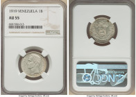 Republic Bolivar 1919 AU55 NGC, Philadelphia mint, KM-Y22. 

HID09801242017

© 2022 Heritage Auctions | All Rights Reserved