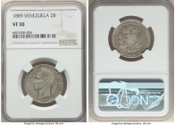 Republic 2 Bolivares 1889 VF30 NGC, Caracas mint, KM-Y23. 

HID09801242017

© 2022 Heritage Auctions | All Rights Reserved
