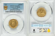 Republic gold "Arichuna" Medallic 20 Bolivares 1957 AU Details (Tooled) PCGS, KM-XMB94. 

HID09801242017

© 2022 Heritage Auctions | All Rights Reserv...