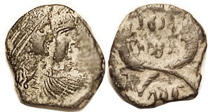 NABATAEA, Rabbel & Queen Gamilath, scarcer, 71-106 AD, Æ14x16, Conjoined heads r...