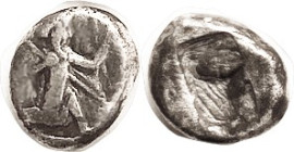PERSIA, Siglos, c. 450-330 BC, King stg r with spear & bow/punchmark, S4682 (£75); F, well centered & clear, decent for grade. (A F brought $63 in my ...