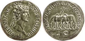 NERVA, Sest, VEHICVLATIONE etc, 2 mules, COPY, a good tho fairly obvious sharp struck copy, with a rich glossy deep green patina.