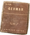 U.S. WAR DEPT (Secy George Marshall) 1943 German Language Guide, booklet, 67 pp, used.