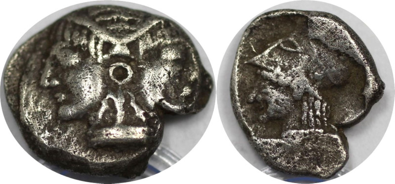 Griechische Münzen, MYSIA, Lampsakos. Obol 500 -490 n. Chr. Silber. 0,67 g. 9,5 ...
