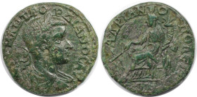 Römische Münzen, MÜNZEN DER RÖMISCHEN KAISERZEIT. Thrakien, Hadrianopolis. Gordian III. Ae 26, 238-244 n. Chr. (9.95 g. 25.5 mm) Vs.: AVT K M ANT ГOPΔ...