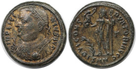 Römische Münzen, MÜNZEN DER RÖMISCHEN KAISERZEIT. Licinius I. (308-324 n. Chr). Follis 317-320 n. Chr. (4.08 g. 18.5 mm) Vs.: IMP LICINIVS AVG, Drapie...