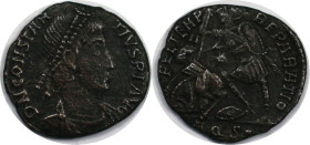 Römische Münzen, MÜNZEN DER RÖMISCHEN KAISERZEIT. Constantius II. (324-361 n. Chr). Ae 3, 320-361 n. Chr. (2,33 g. 18 mm) Vs.: DN CONSTANTIVS PF AVG, ...