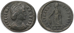 Römische Münzen, MÜNZEN DER RÖMISCHEN KAISERZEIT. Helena. Augusta (324-328/30 n. Chr). Follis 326-327 n. Chr., Cyzicus. (2,24 g. 20 mm) Vs.: FL HELENA...