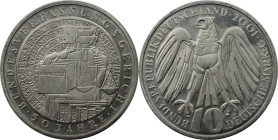 Deutsche Münzen und Medaillen ab 1945, BUNDESREPUBLIK DEUTSCHLAND. Gedenkmünze Bundesverfassungsgericht. 10 Mark 2001 G. Silber. Jaeger 480. Stempelgl...