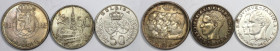 Europäische Münzen und Medaillen, Belgien / Belgium, Lots und Sammlungen. 100 Francs 1951 (KM 139), 50 Francs 1958 (KM 150), 50 Francs 1960 (KM 152). ...