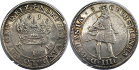 Europäische Münzen und Medaillen, Dänemark / Denmark. Christian IV. (1588-1648). 1 Krone 1618. Silber. KM 59. Sehr schön+