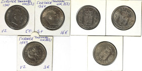 Europäische Münzen und Medaillen, Dänemark / Denmark, Lots und Sammlungen. 3 х 5 Kroner 1961, 1964, 1973. Lot von 3 Münzen. Bild ansehen Lot