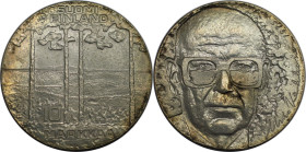 Europäische Münzen und Medaillen, Finnland / Finland. 75. Geburtstag des Presidenten Urho Kekkonen. 10 Markkaa 1975. 23,50 g. 0.500 Silber. 0.38 OZ. K...