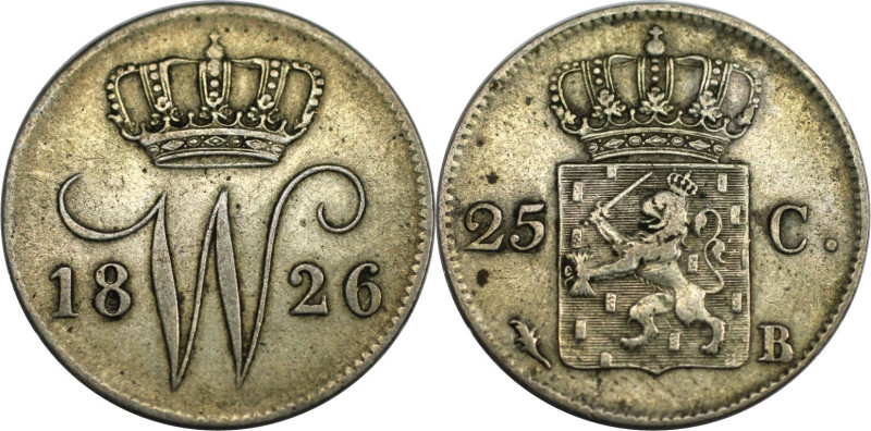 Europäische Münzen und Medaillen, Niederlande / Netherlands. Wilhelm I. (1817-18...