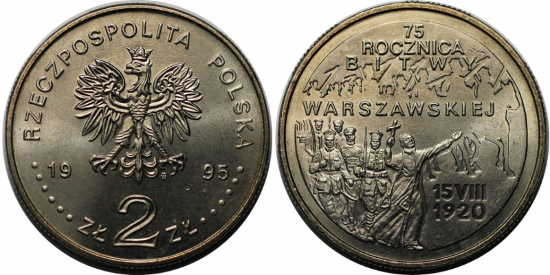 Europäische Münzen und Medaillen, Polen / Poland. Warschauer Schlacht. 2 Zlotych...