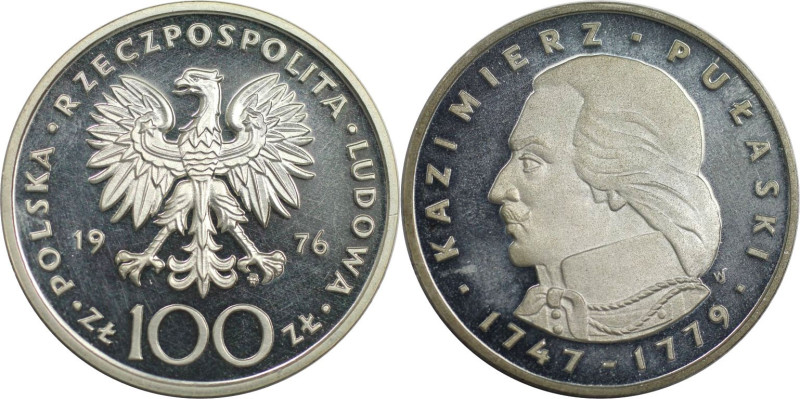 Europäische Münzen und Medaillen, Polen / Poland. Kazimierz Pułaski. 100 Zlotych...