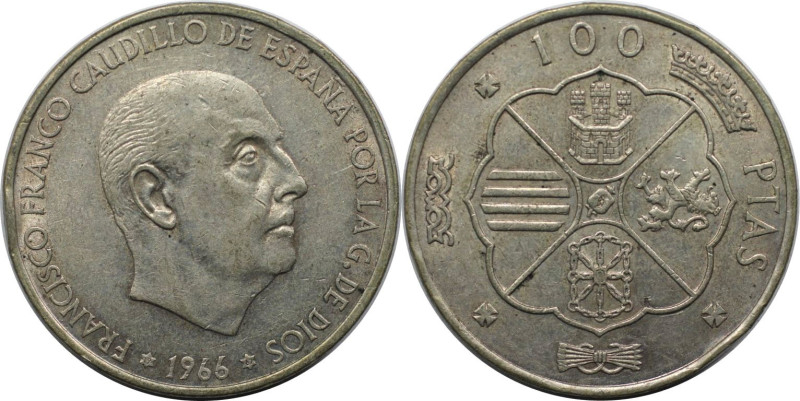 Europäische Münzen und Medaillen, Spanien / Spain. Francisco Franco (1939-1975)....