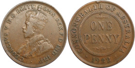 Weltmünzen und Medaillen, Australien / Australia. George V. 1 Penny 1922. Bronze. KM 23. Sehr schön-vorzüglich