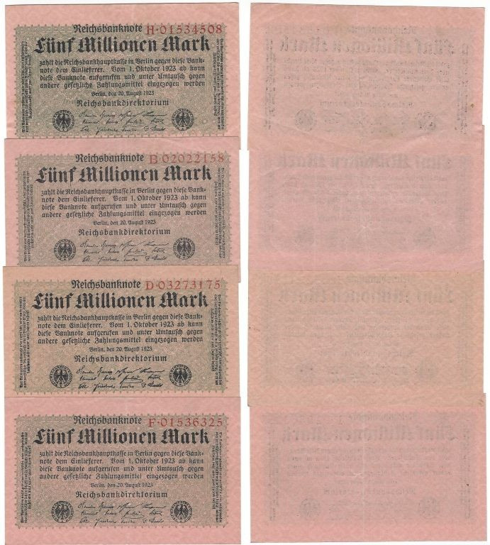 Banknoten, Deutschland / Germany, Lots und Sammlungen. Geldscheine der Inflation...