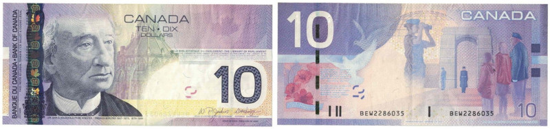 Banknoten, Kanada / Canada. 10 Dollars 2004. Pick 102A a. I-