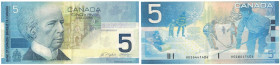Banknoten, Kanada / Canada. 5 Dollars 2005. Pick 101d. I
