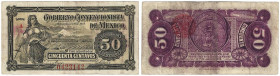 Banknoten, Mexiko / Mexico. 50 Centavos 1915. Pick: S882. III