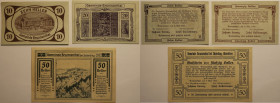 Banknoten, Österreich / Austria, Lots und Sammlungen. Notgeld Brunnenthal, Gemeinde. 10, 20, 50Heller 1920. Katalog Nr.0111a. Lot von 3 Banknoten. II