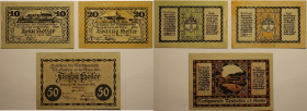 Banknoten, Österreich / Austria, Lots und Sammlungen. Notgeld Neuhofen a. d. Krems, Marktgemeinde. 10, 20, 50 Heller 1920. Katalog Nr.0648. Lot von 3 ...