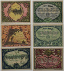Banknoten, Österreich / Austria, Lots und Sammlungen. Notgeld Seewalchen am Attersee, Gemeinde. 20, 30, 50 Heller 1920. Lot von 3 Banknoten. II