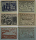 Banknoten, Österreich / Austria, Lots und Sammlungen. Notgeld Gemeinde Öpping. 10, 20, 50 Heller 1920. Lot von 3 Banknoten. II-III