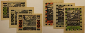Banknoten, Österreich / Austria, Lots und Sammlungen. Notgeld Golling, Sbg., Gemeinde. 10, 30, 60 Heller 1920. Katalog Nr.0249. Lot von 3 Banknoten 19...