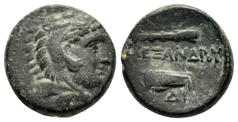 KINGS of MACEDON.Alexander III. (336-323 BC).Ae.


Weight : 5.3 gr
Diameter : 17...