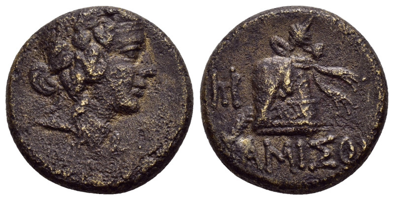 PONTOS. Amisos.Time of Mithradates VI Eupator.(Circa 105-90 or 90-85 BC). Ae.

O...