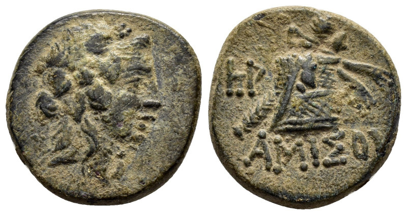 PONTOS. Amisos. Time of Mithradates VI Eupator.(Circa 105-90 or 90-85 BC). Ae.

...