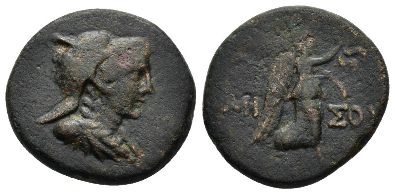 PONTOS. Amisos.Time of Mithradates VI Eupator.(Circa 85-65 BC). Ae.

Obv : Bust ...